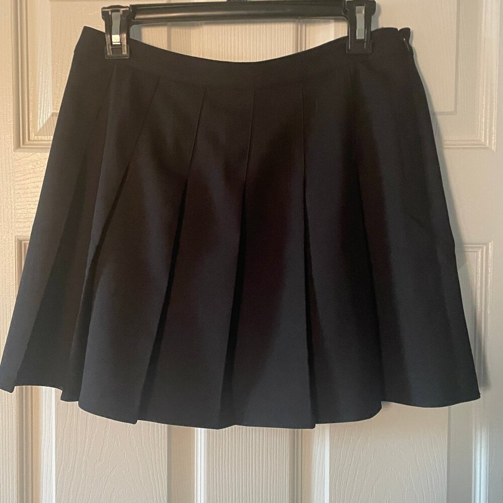 Pleated Mini Skirt